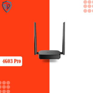 Tenda Router 4G SIM 4G03 Pro - Mobile WiFi Router 3G/4G Wireless Band 2.4 GHz 300Mpbs, LTE Cat4 150Mpbs, Fast Ethernet LAN/WAN Port, 2 * 4dBi External Antenna, NANO SIM Card, Plug and Play