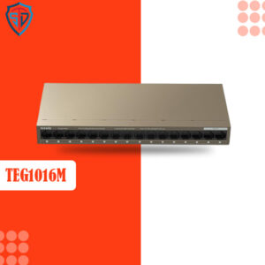 Tenda TEG1016M | 16 Port Gigabit Unmanaged Ethernet Network Switch|Ethernet Splitter|Plug & Play|Fanless Metal Design|Desktop/Wall-Mount|Traffic Optimization |Limited Lifetime Protection