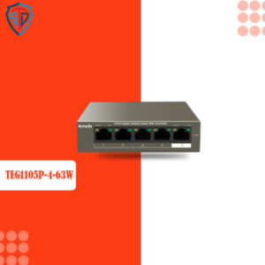 Tenda TEF1110P-8-63W PoE Switch 10-Port/100M Ethernet Network Switch, Hub, 8 PoE Ports up to 30 W for each PoE Port and 58 W for all PoE Ports, 6 kV Lightenning Protection, Plug and Play