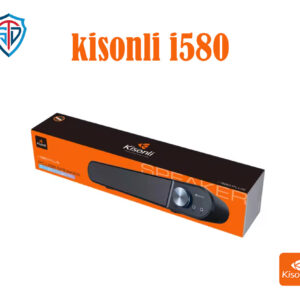 Kisonli speaker I-580 PLUS, 6w speaker soundbar USB dengan jack headphone