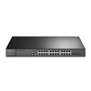 JetStream 24-Port Gigabit and 4-Port 10GE SFP+ L2+ Managed Switch with 24-Port PoE+ (TL-SG3428XMP)